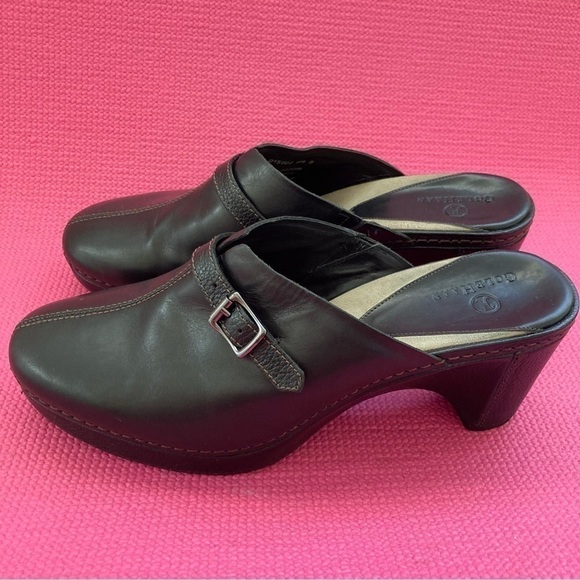 Cole Haan Black Leather Clogs Womens 8.5B Slip On Mules - Picture 3 of 8